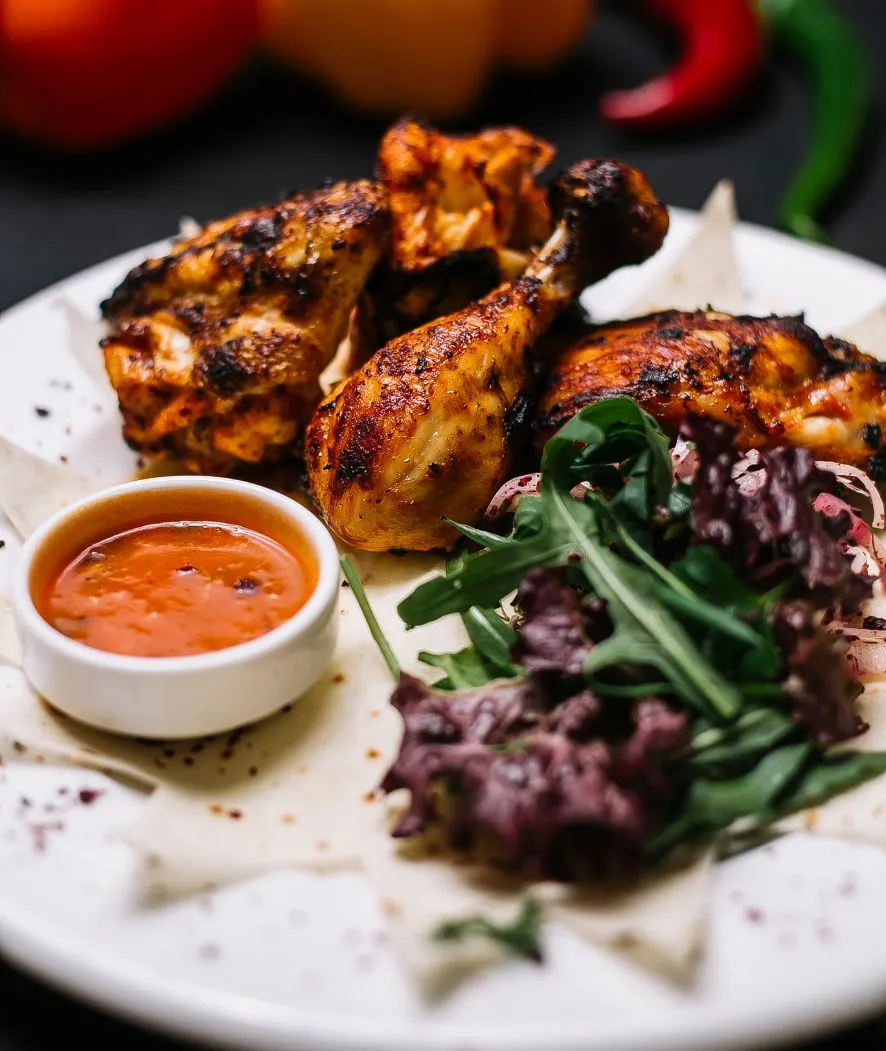 Pesto chipotle pizza at The Spice Affair Calgary